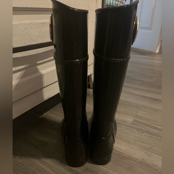 Black Michael Kors rain boots - Picture 4 of 5
